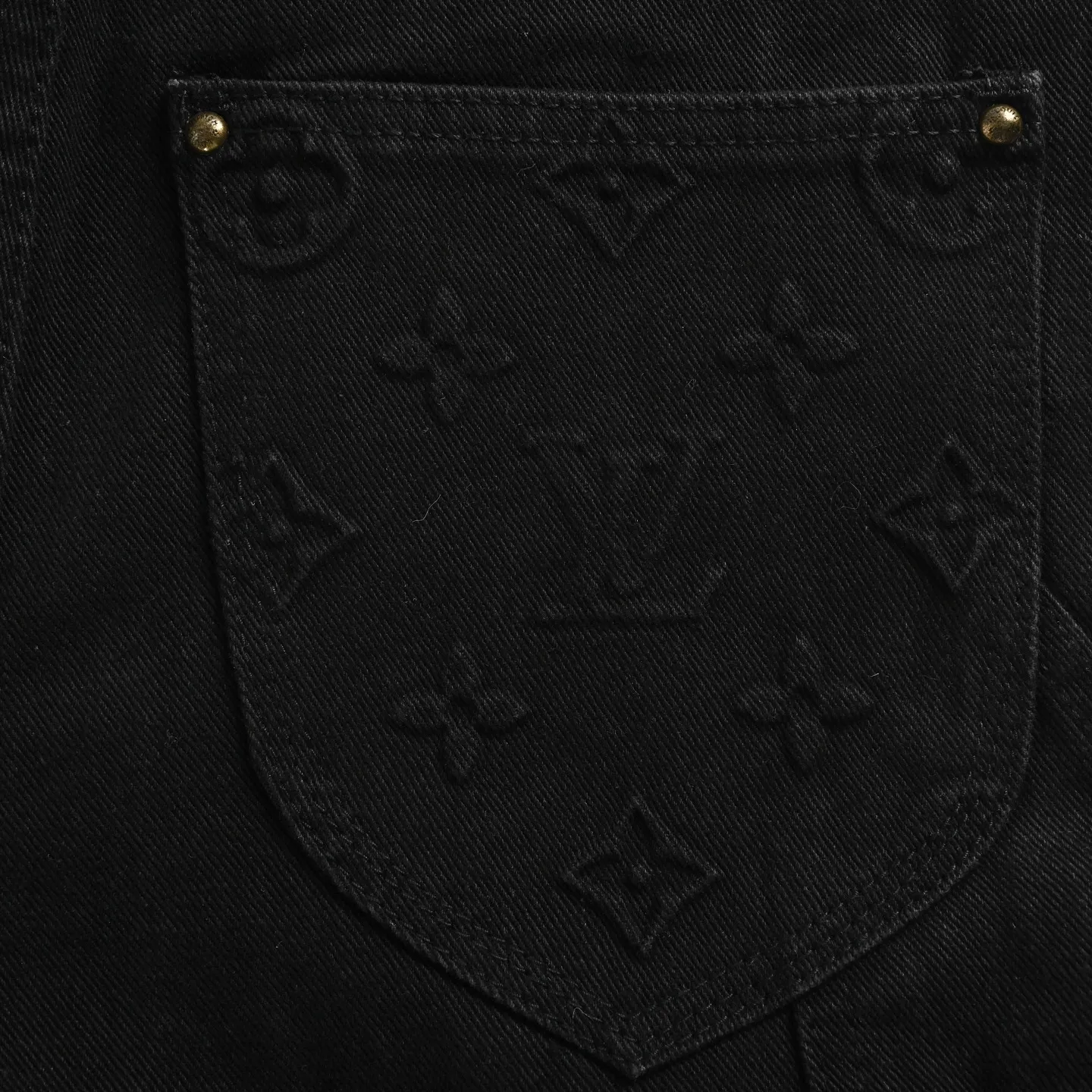 Louis Vuitton/Louis Vuitton embossed embossed presbyopic work jeans